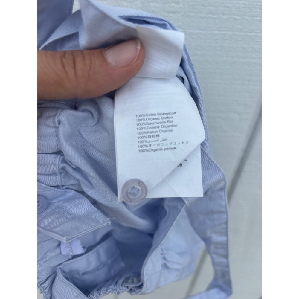Cadet Roussell Paris Light Blue Suspenders Bubble Romper‎ Baby 18M - Picture 7 of 7